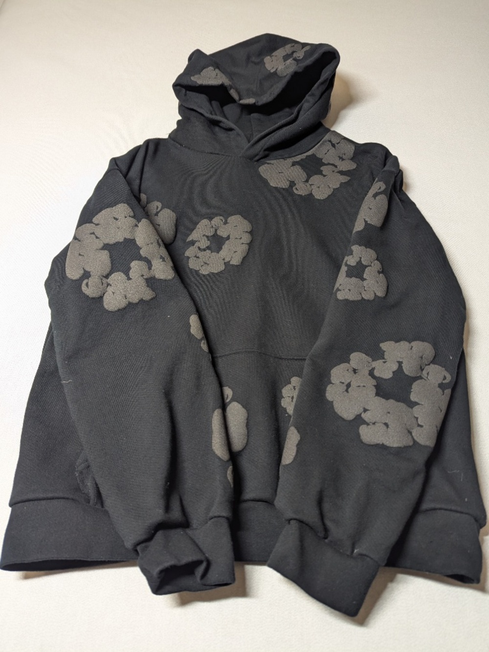 Denim Tears Wreath-Print Hoodie - Size XLarge - Picture 2 of 5